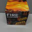 Shwuevei 65 pcs Fire Starter - Natural Fire Starters for Fireplace, Pellet Stove & Wood, Fire Pit, Smoker, BBQ, Chimney, Pizza Oven - Fire Starters for Grill, Charcoal Starter