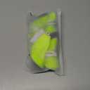 QUMY 4PCS Dog Shoes for Small Dogs, Hot Pavement Summer Puppy Dog Boots & Paw Protectors with Soft Anti-Slip Rubber Sole, Mesh Breathable Dog Booties for Hardfloors, Walking Running (size 5: 2.25"x1.78"(L*W), Fluorescent)