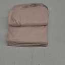 Amazon Basics Lightweight Super Soft Easy Care Microfiber 4-Piece Bed Sheet Set with 14-Inch Deep Pockets, Luxury Bedding, Queen, Blush Pink, Solid
