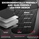 FREESOO Custom Leather Seat Covers for Toyota RAV4 2019-2025 Hybrid | XLE/LE/Limited/XLE/Premium, Full coverage, Airbag compatible, Pet-friendly, Scratch-resistant, Easy-to-clean, Full set