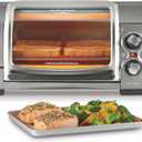Hamilton Beach Easy Reach 4-Slice Countertop Toaster Oven With Roll-Top Door, 1200 Watts, Fits 9” Pizza, 3 Cooking Functions for Bake, Broil and Toast, Silver (31344DA)