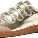 CYNLLIO Sneakers for Women Comfortable Tennis Shoes Non-Slip Lightweight Walking Shoes Casual Fashion Sneakers (9.5, 1gold)