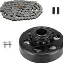 Go Kart Centrifugal Clutch 1" Bore 14 Tooth with #40/41/420 Chain, Fit for Engines with straight shaft 2-8 HP 212CC Minibike Mini Motorcycles Go Kart Lawnmower, Up to 2300 RPM
