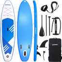 Stand Up Paddle Board, 10' Inflatable Paddleboard with Bag & Sup Accessories, Non-Slip Comfort Deck for Adults & Youth