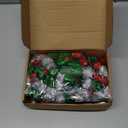 Knitgrip 150 Pcs Large Glitter Tinsel Pom Poms 2.5" 2" 1.4" 1" Christmas Pom Pom Balls Red Green Silver Jumbo Sparkle Balls Cat Toys for DIY Craft Making and Christmas Decorations