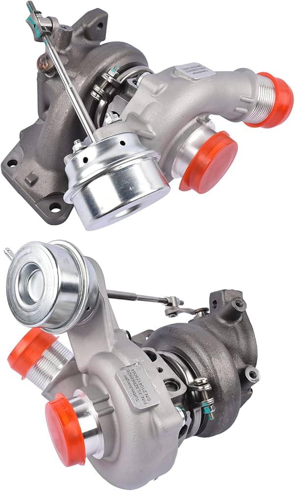 2PCS Left & Right Turbochargers FL3Z6K682A JT4Z6K682B Replacement for Ford F150 2.7L V6 Engines 2015-2017 OE# FL3Z6K682D FL3Z6K682C JT4E6K682AC 53039700407 Weonefit