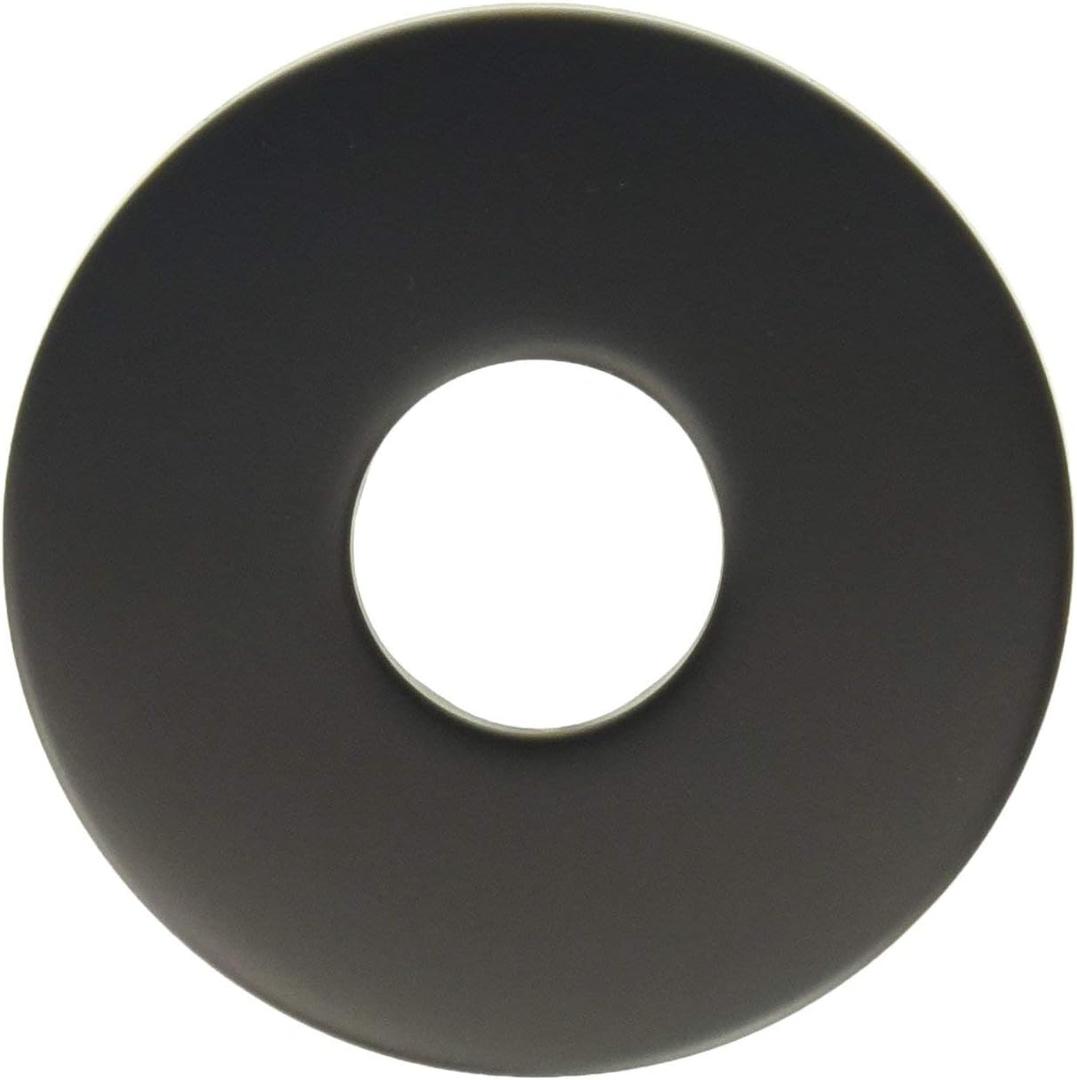 Westbrass R304-62 13/16" OD Opening Low Pattern Shower Arm Flange-Sure Grip Style, Matte Black