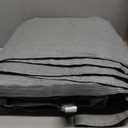 Patio Sun Shade Sail Canopy, 10' x 12' Rectangle Shade Cloth Block Sunshade Fabric - Outdoor Cover Awning Shelter for Pergola Backyard Garden Yard (Gray Color)