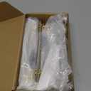 Haliwu 10 Pack Brushed Nickel Cabinet Pulls, Cabinet Handles Brushed Nickel, Barrel Kitchen Handles Gold Kitchen Hardware Pulls, 6-1/4 inch Hole to Hole Center