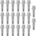AUTOKAY Wheel Lug Bolt Nut Set of 20 fit for Mercedes W220 W204 W164 W251 M14-1.50 Wheel Lug Bolt 0009905307