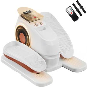 Under Desk Elliptical Machine, 16-Speed Electric Elliptical Leg Exerciser as Seen on TV for Seniors, Quiet Portable Seated Pedal Exerciser for Home with Auto & Manual Modes, and Remote Control