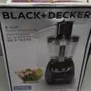 BLACK+DECKER 8-Cup Food Processor, Black, FP1600B