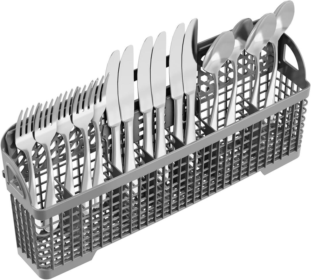 UPGRADEDWP8562043 8531233 Dishwasher Silverware Basket,For Kitchenaid Whirlpool Dishwasher Utensil Basket Replacement,Universal Dishwasher Cutlery Basket Holder W10190415 WDT730PAHZ0 KDTM354DSS4