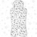 Pinkunn Gel Car Seat Baby Cooling Pad for Summer Breathable Stroller Cooler Pad Multifunctional Carseat Cooling Mat for Baby Child Dining Chair Safety Seat Stroller(Gray,Star)