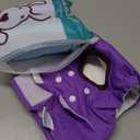 CuteBone Dog Diapers Female 3 Pack Reusable Doggy Diapers with One Suspender for Small Medium Large Dog Period BDD01M