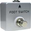 Guitar Footswitch Pedal, Metal SWITCH PEDAL, 6.35mm Mono Output for Amp Channel Selection and Time-Based Effects