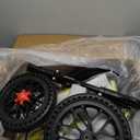 Knee Scooter, 300lbs Capacity, 13" Big PU Seat, Disc Brake Knee Walker, All Terrain Foldable Knee Scooter Walker with Bag for Foot Injuries Compact Crutches Alternative (Champagne)