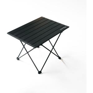 Campster Folding Camping Table - Lightweight and Sturdy Foldable Table for Outdoor Adventures, BBQ, and Picnics - Portable Reinforced Hinged Design with Anti-Slip Leg Caps - Black