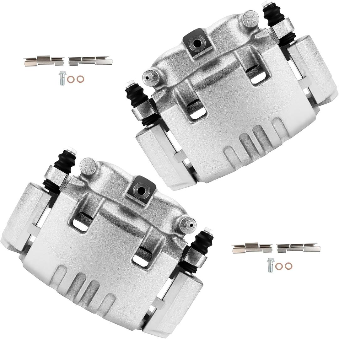 cciyu 18B4895 18B4894 Rear Left & Right Brake Calipers With Bracket For Dodge For Ram 1500 2006-2008,For Dodge For Ram 2500 2003-2008,For Dodge For Ram 3500 2003-2008