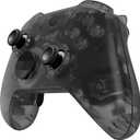 eXtremeRate Full Set Shell Buttons for Xbox One Elite Series 2 Controller, Clear Black Replacement Faceplate Back Plate Bottom Shell with Buttons for Xbox Elite Series 2 Core Controller - Model 1797