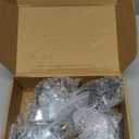 HOLKIE Caster Wheels 3 inch Locking Stem Casters, 3/8" -16 x 1-1/2" (Stem Diameter 3/8", Stem Length 1-1/2") Threaded Stem Casters Swivel Casters Set of 4 Heavy Duty Castors Black