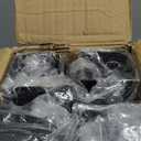 4Pk Square Folding Table Extender - 5 Level Adjustable Folding Table Leg Extensions, Durable Steel Tables Leg Risers for Card/Dining Tables- Innner Diameter 1.86"