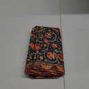 Vintage Floral Pillow Covers 18x18 Set of 2 Modern Botanical Print Blue Burnt Orange Flower Pattern Decorative Throw Pillow Cases Outdoor Farmhouse Decoration for Sofa Couch Bed