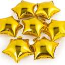 Star-shaped Balloon,10" Gold Foil Balloon Mylar Balloon,Pack of 42