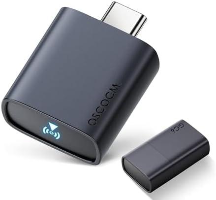 Mini Wireless Carplay Adapter for Apple - Convert Wired to Wireless CarPlay Dongle, 2026 Upgraded Plug and Play Bluetooth Car Play Adapters USB C for Cars from 2018 and for iPhone 6+