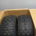 16x6.5-8 Tubeless Tire and Wheel,2 Pcs Replacement Riding Lawn Mower Garden Tractor Front Wheel Tire with 3" Offset Hub, 3/4" Bearing & 5/8Bearing