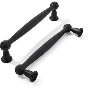 khtumeware 2 Pack 5 Inch(128mm) Matte Black Cabinet Pulls, Black Kitchen Cabinet Handles Kitchen Cabinet Hardware for Cupboard Drawer Handles Dresser Pulls khtumeware 2 Pack 5 Inch(128mm) Matte Black Cabinet Pulls, Black Kitchen Cabinet Handles Kitchen Cabinet Hardware for Cupboard Drawer Handles Dresser Pulls