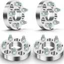 ECCPP 4PCS 5x110 1" Hubcentric Wheel Spacers 5 Lug 5x110mm to 5x110mm 12x1.25 Studs 65.1mm CB fits for Dodge Dart for Chrysler 200 for Jeep Cherokee