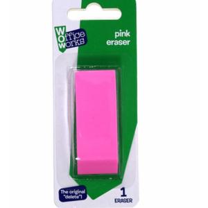 Wow Office Works Pink Eraser