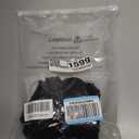 POPZONE Women's Lettuce Trim Mock Neck Long Sleeve Slim Fit Ribbed Knit Tee Shirt Tops (Medium, 00-black)