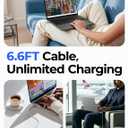 LISEN MacBook Charger USB-C to Magnetic 3 Cable (6.6FT) for M4/M3/M2 MacBook Pro Air M5 Charger, 140W Magnetic Safe 3 Cable Computer Laptop Cord for Pro (16"/14" 2026-2021) Air (15''/13'' 2026-2022)