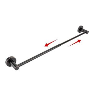 RFOUO Adjustable Towel Bar 12.3-23.1 Inch -Bath Towel Rack with SUS 304 Stainless Steel,Heavy Duty Wall Mounted Towel Bar, Towel Racks for Bathroom Kitchen Oil Rubbed Bronze