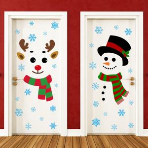 IMISHM Christmas Wall & Door Decorations - Wall Stickers, Door Stickers & Window Decorations for Holiday Decor