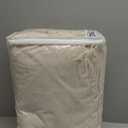 PrinceDeco PriceDeco Velvet XL Couch Cover for Oversized Sofa 4 Piece Sofa Covers for 3 Cushion Couch Washable Furniture Protector with Non Slip Elastic Bottom Width Up to 97 Inch(X-Large, Ivory)