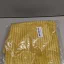 decorUhome Spring Corduroy Mustard Yellow Throw Pillow Covers 16x16 Set of 2 Decorative Soft Boho Farmhouse Couch Pillow Covers for Living Room Bed Sofa Broadside Striped Pillow Cases