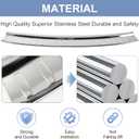 Rear Bumper Protector for Benz GLE 350 450 450e 580 W167 2020-2025 Mirror Stainless Steel Rear Bumper Sill Plate Guard Cover