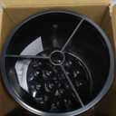 Kitchen Utensil Holder Extra Large 360Rotating For Counter Organizer Stainless Steel Storage Cooking Silverware Caddy 3 Compartment Flatware Spoon Spatula Tool Cutlery ContainerBlack