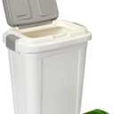 Ashfield & Harkness Airtight Pet Food Storage Container, up to 20 Lbs/ 23 Qt for Dog Cat Bird and Other Pet Food Storage, Easy Access Including Scoop, Easy Access, Lightweight Keeps Pet Food Fresh