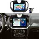 4G+64G Car Radio Stereo for Chrysler 300 2011-2019, 9inch HD in-Cell Touch Screen/Android 15/Wireless CarPlay/Android Auto/GPS/WiFi/5.0Bluetooth/FM/RDS/SWC/AHD Backup Camera