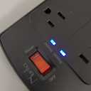 Surge Protector Power Strip - Nuetsa Flat Plug Extension Cord with 8 Outlets and 4 USB Ports, 6 Feet Power Cord (1625W/13A), 2700 Joules, ETL Listed, Black