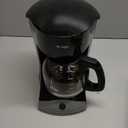 Mr. Coffee Black Coffee Maker, 12 Cups, with Auto Pause and Glass Carafe, Perfect for Home and Office Use