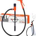 Siphon Pump for Gasoline, Fuel Transfer Pump Powered By USB Charging or AA Battery, 2.8 GPM Gas Can Pump, Telescoping Gas Can Pump Battery Operated, 51" Transfer Hose, Leak-proof, Manual Siphon Pump