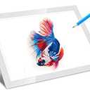 LitEnergy Portable A4 LED Copy Board Light Tracing Box, Silver Ultra-Thin Adjustable USB Power Artcraft LED Trace Light Pad for Tattoo Drawing, Streaming, Sketching, Animation, Stenciling