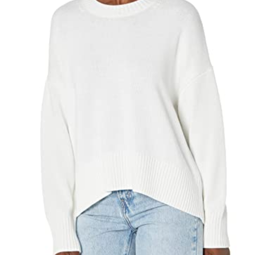 Daily Ritual Women's Boxy Crewneck Sweater. Size Medium