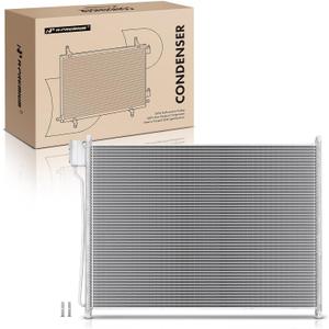 A-Premium Air Conditioning A/C Condenser Compatible with Ford Excursion 2000-2005, F-250 F-350 F-450 F-550 Super Duty 1999-2007, Replace# F81Z19712AA, 6C3Z19712AB