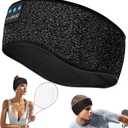 LC-dolida Headband Headphones Bluetooth 5.4 Headband, Sleep Headphones with Ultra-Thin HD Stereo Speaker, Sleep Headband Earphones Wireless for Workout Yoga Insomnia Running Meditation Gifts